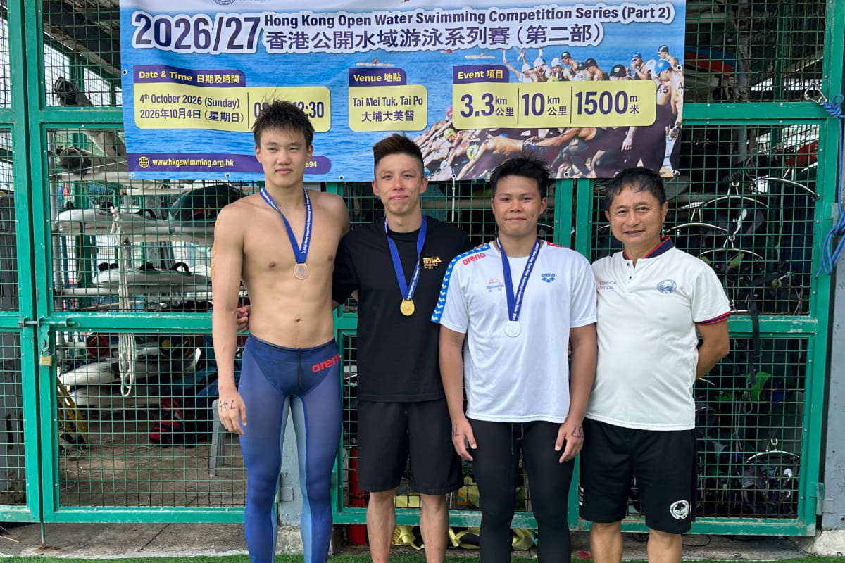 Sin Chin Ting, Keith Wins 10km Event at the 2026/27 Hong Kong Open Water Swimming Competition Series (Part 2) 