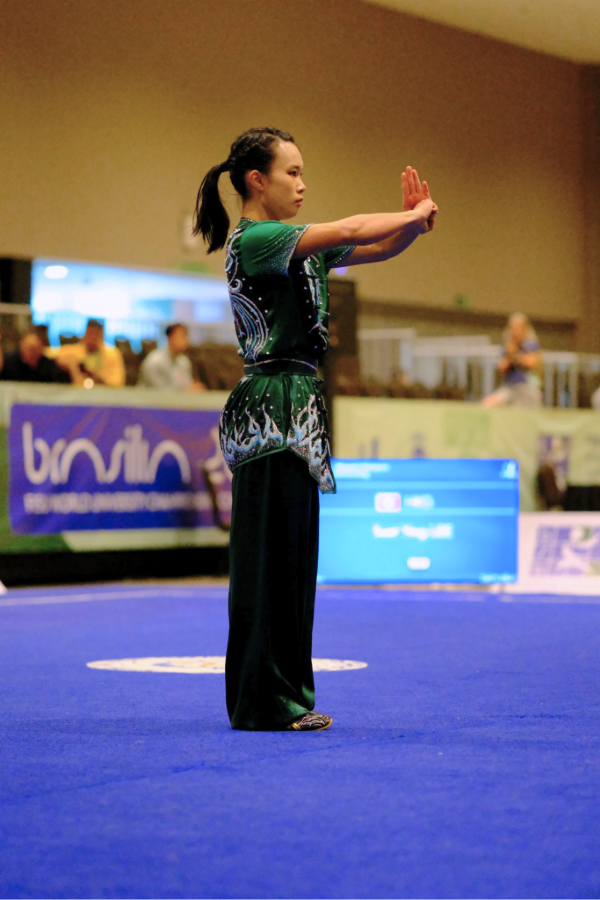 LEE Suet Ying wins the gold medal in the Women's Nanquan event at the 2026 FISU World University Championship Combat Sports