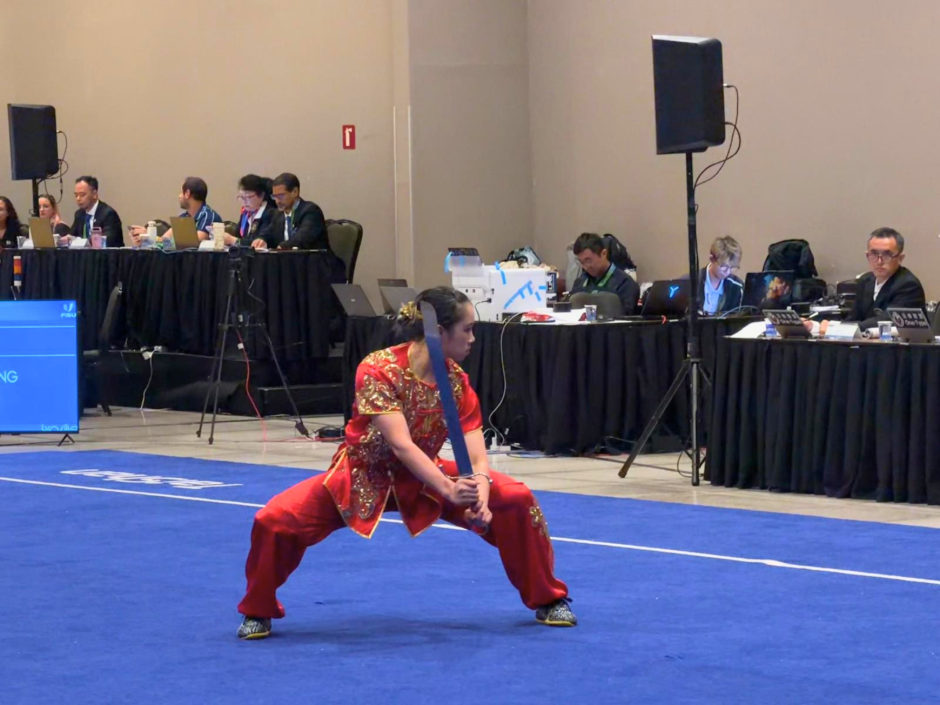 TSANG Cho Kiu wins the gold medal in the Women's Nandao event at the 2026 FISU World University Championship Combat Sports