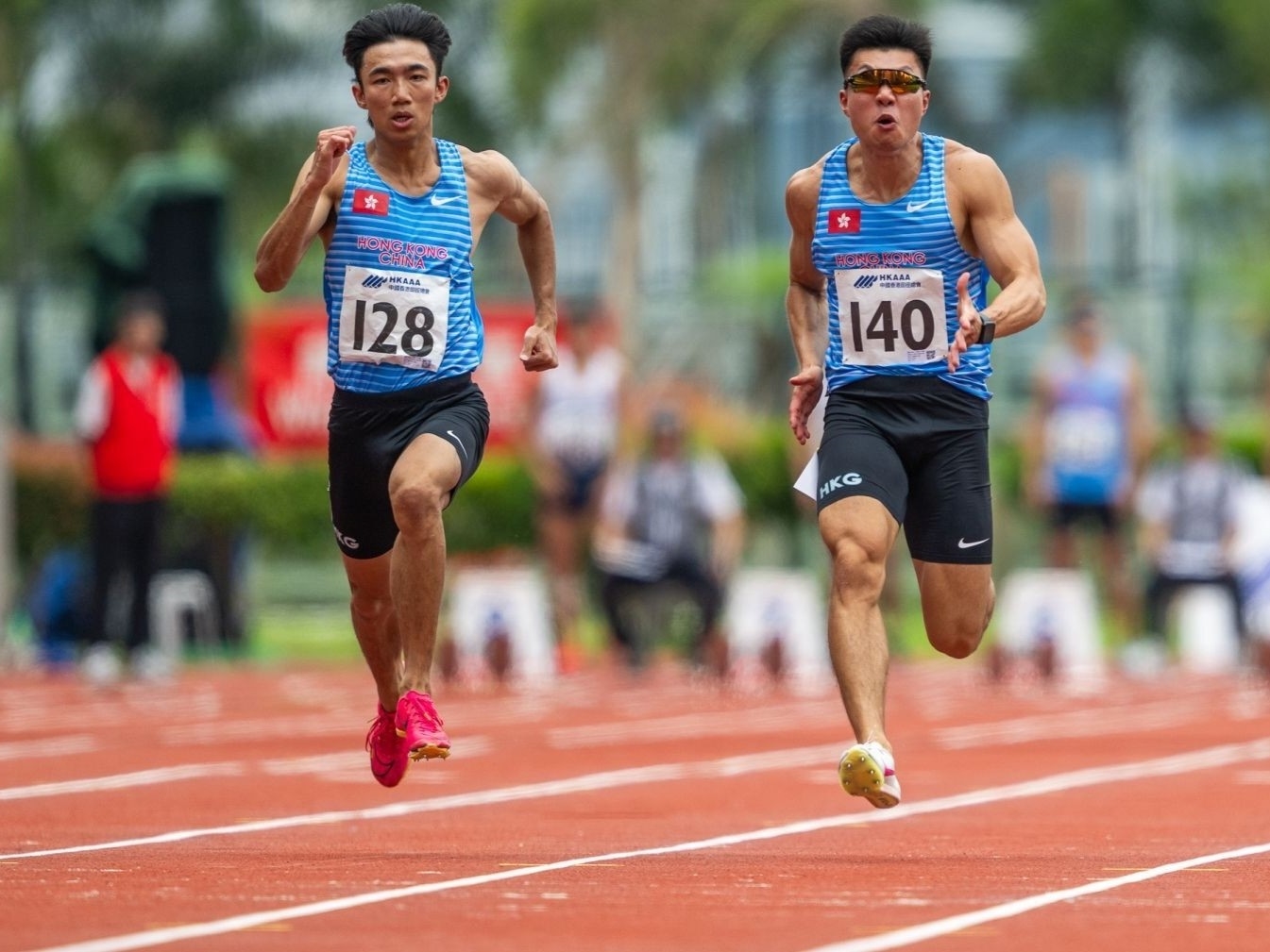 HKBU student Chung Tsz Sing (Bib#128)