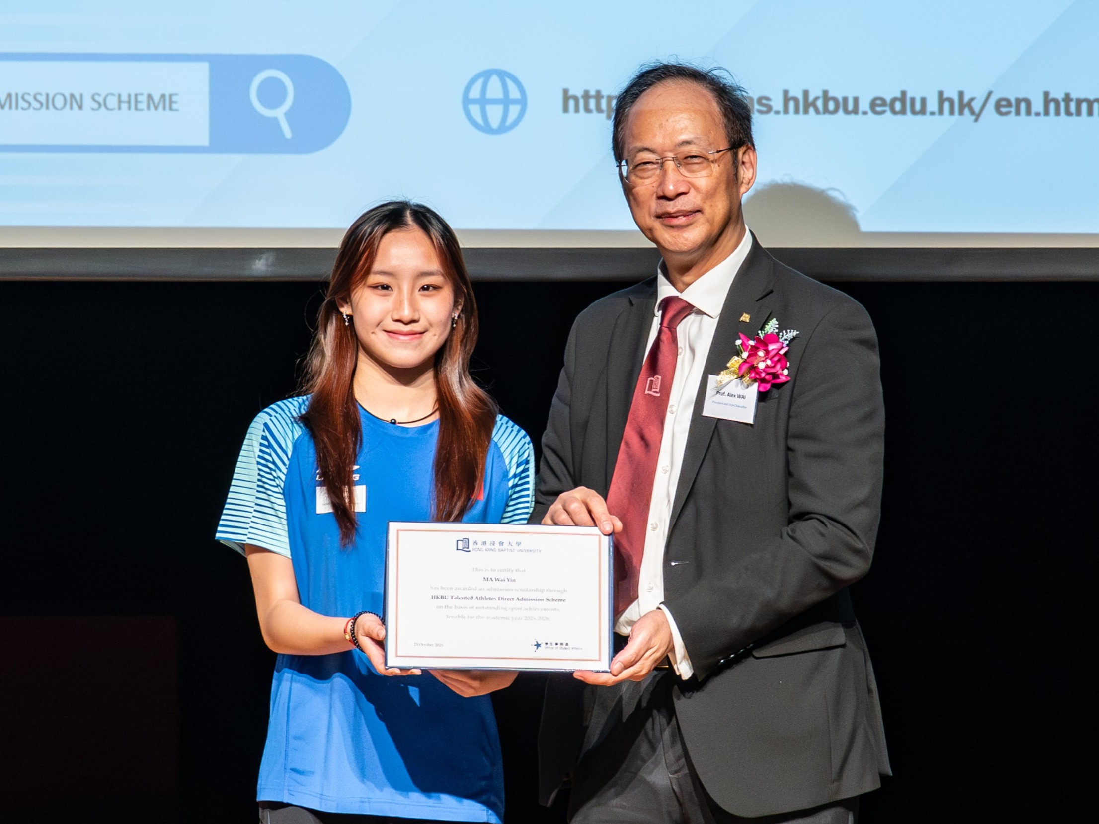 Prof. Wai and MA Wai Yin
