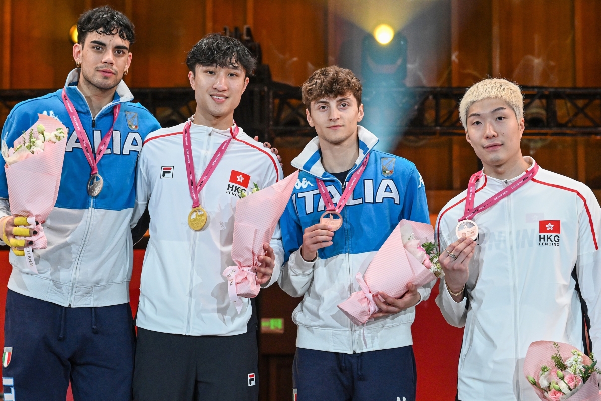 Cheung Ka Long wins bronze medal at FIE Foil Grand Prix in Shanghai