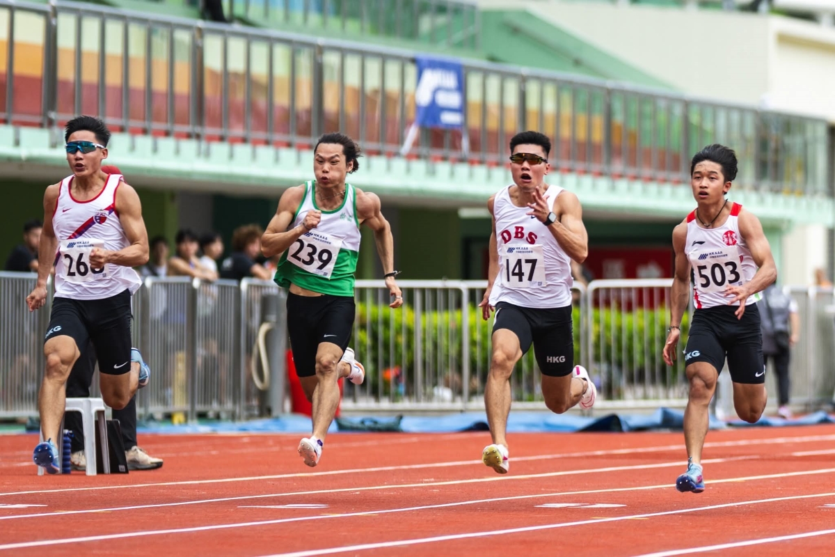 浸大體育及康樂管理學生石錦程奪得香港田徑系列賽2025男子公開組100米冠軍